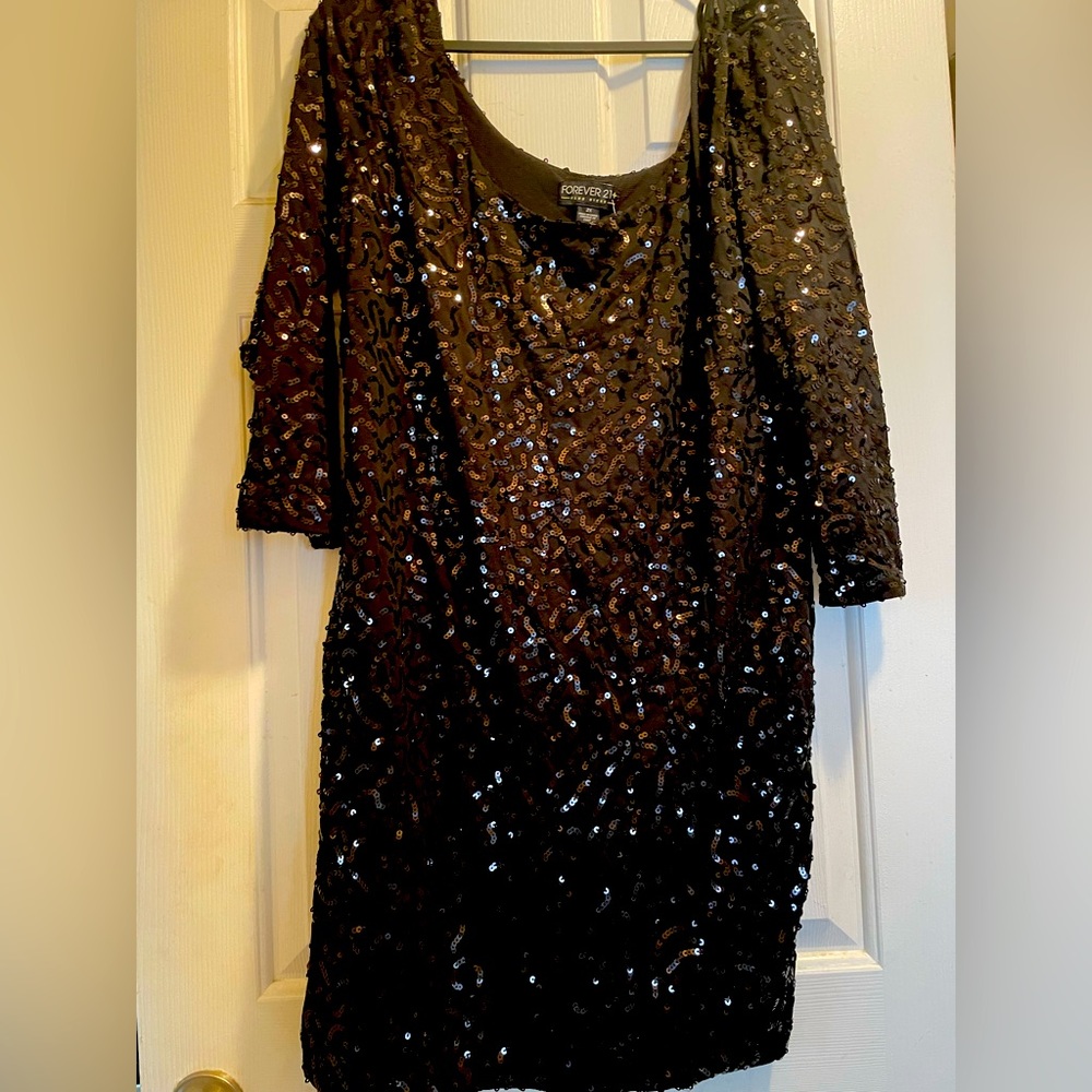 NWT Forever 21 sequined mini dress size 2x